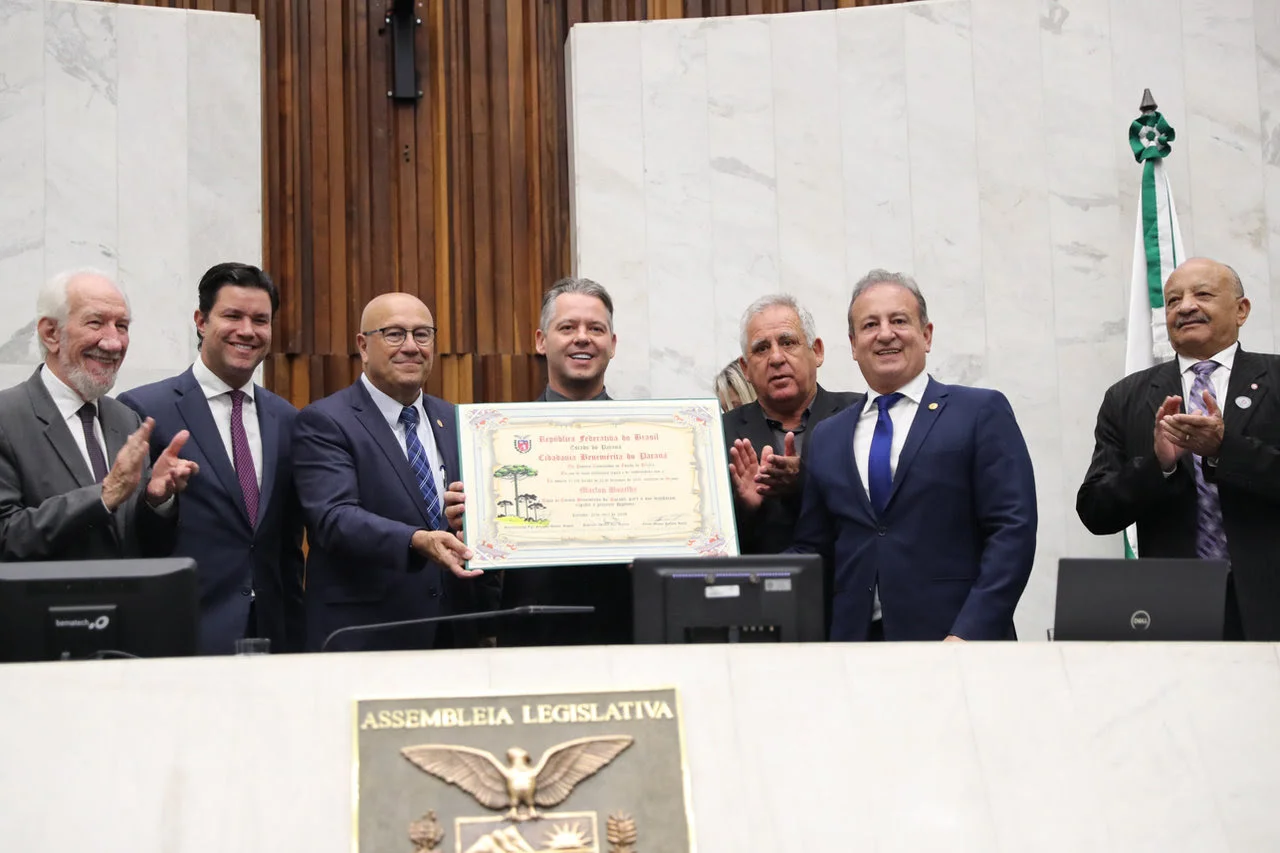 Imagem Empresário Marlon Bonilha é o mais novo Cidadão  Benemérito do Paraná