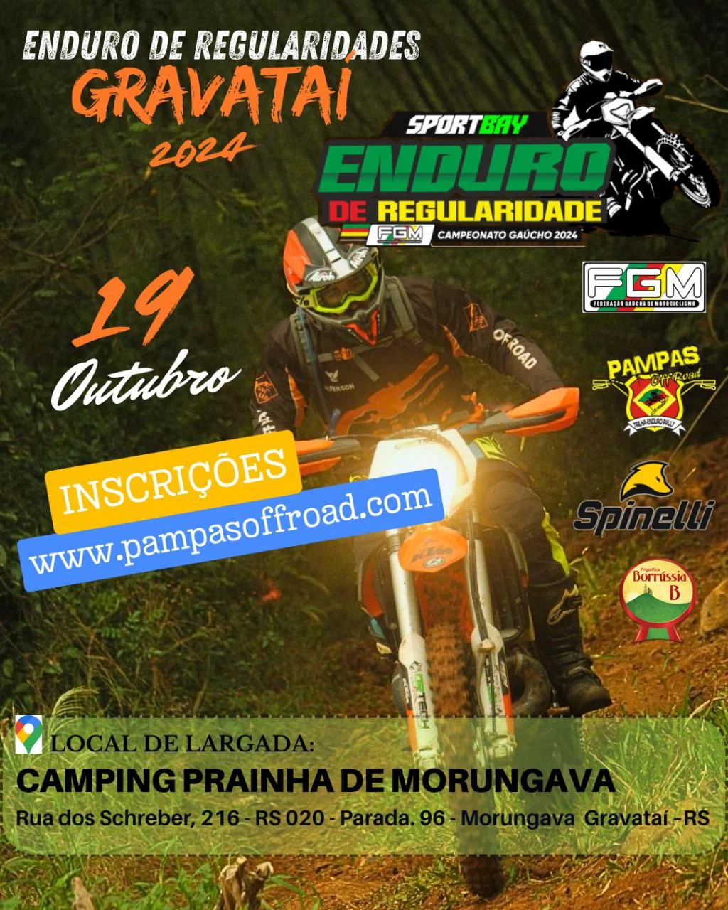 Imagem Campeonato Sportbay Enduro de Regularidades chega a Gravataí neste final de semana