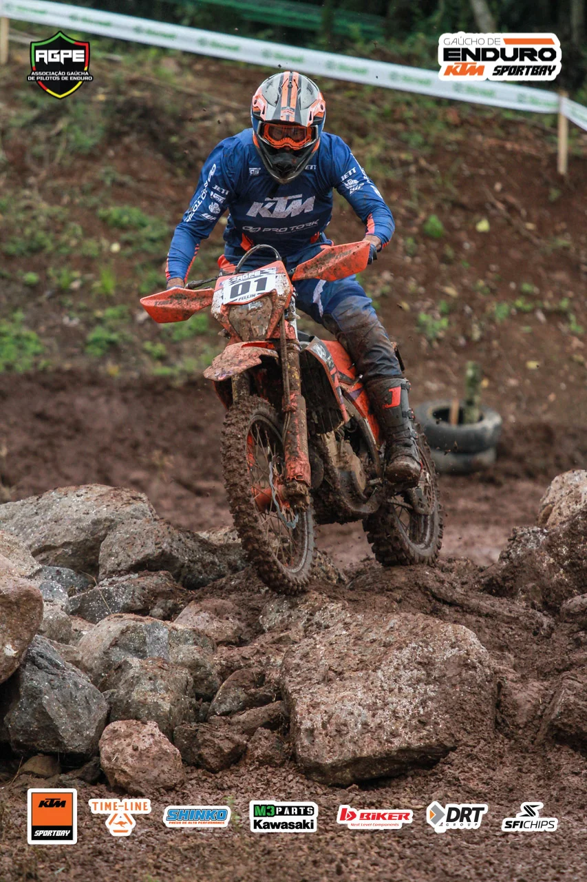 Imagem Gustavo Pellin domina 2ª etapa do Gaúcho de Enduro Fim