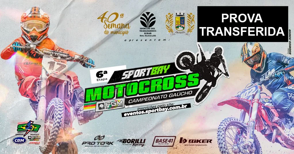 Imagem MOTOCROSS DE DONA FRANCISCA É TRANSFERIDO....