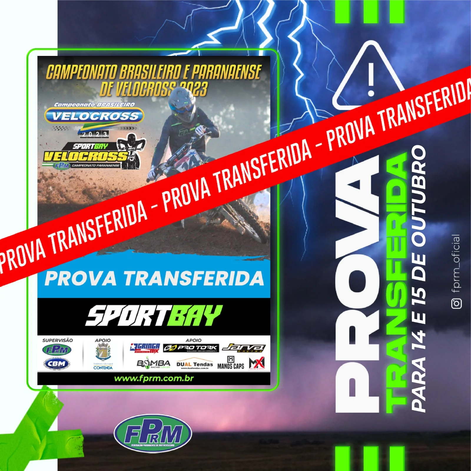 Imagem TRANSFERIDA PROVA DE CONTENDA/PR - Prova ficou para 14 e 15/outubro