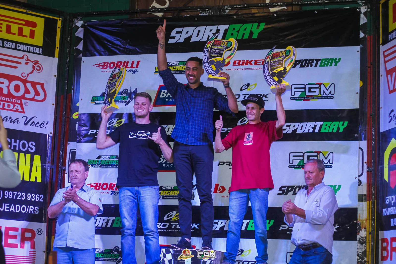 Imagem FGM realiza entrega de troféus dos Campeonatos Gaúcho de Velocross, Copa Norte, Copa Pirelli, Summer Cup e Fassina de Motocross