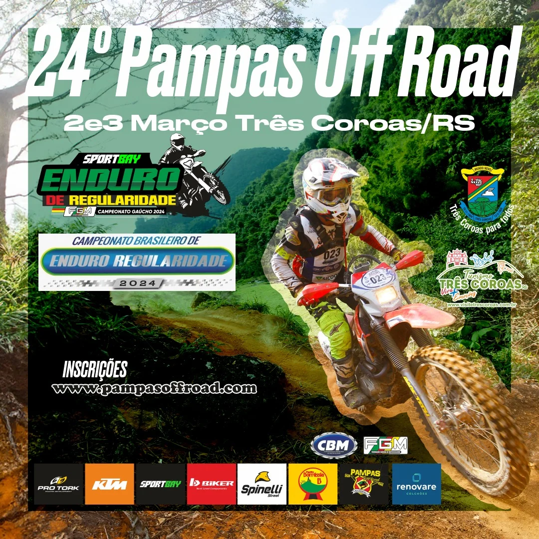 Imagem Pampas Off Road recebe o Campeonato Brasileiro de Enduro Regularidade