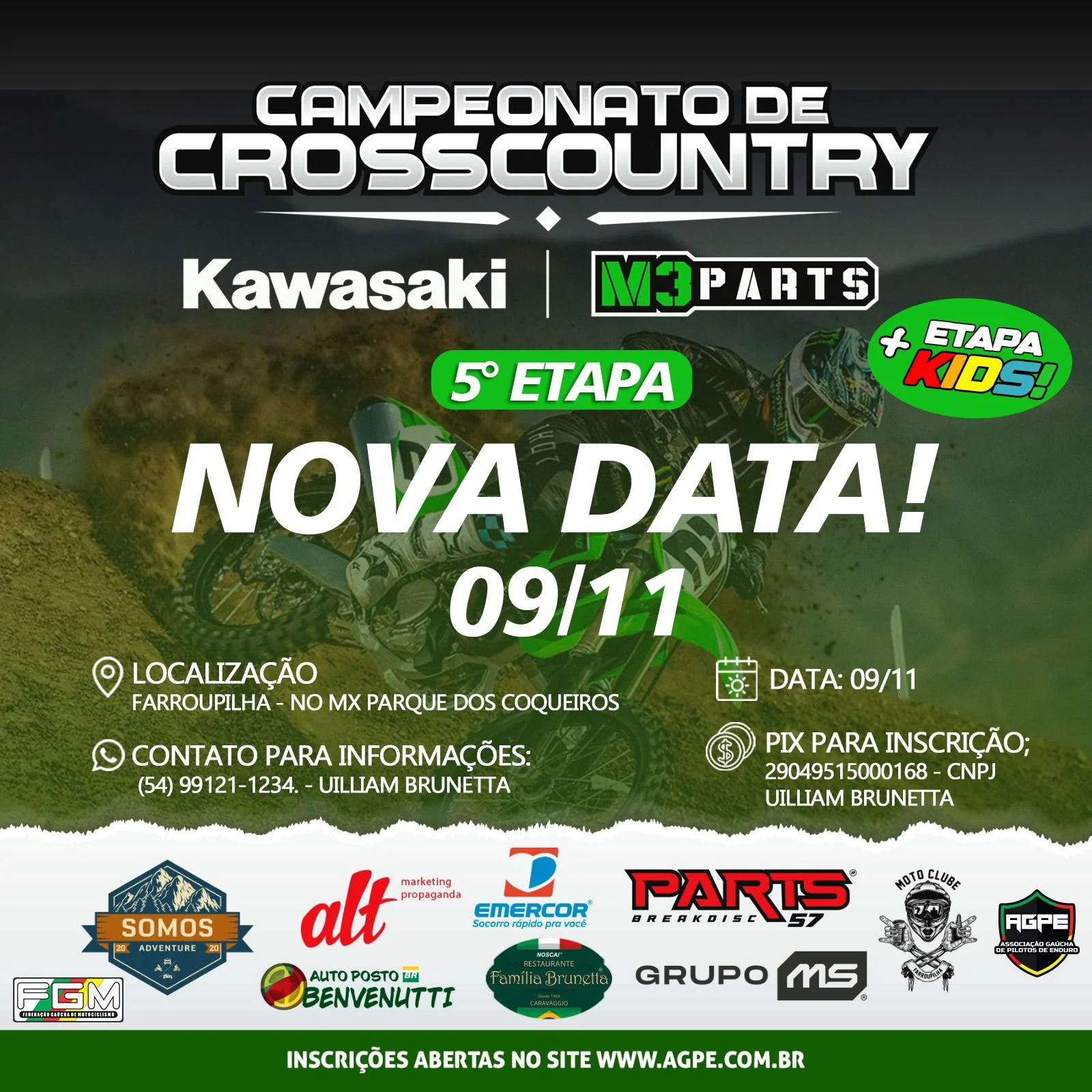 Imagem Etapa do Campeonato de CrossCountry Acontece Neste Final de Semana em Farroupilha