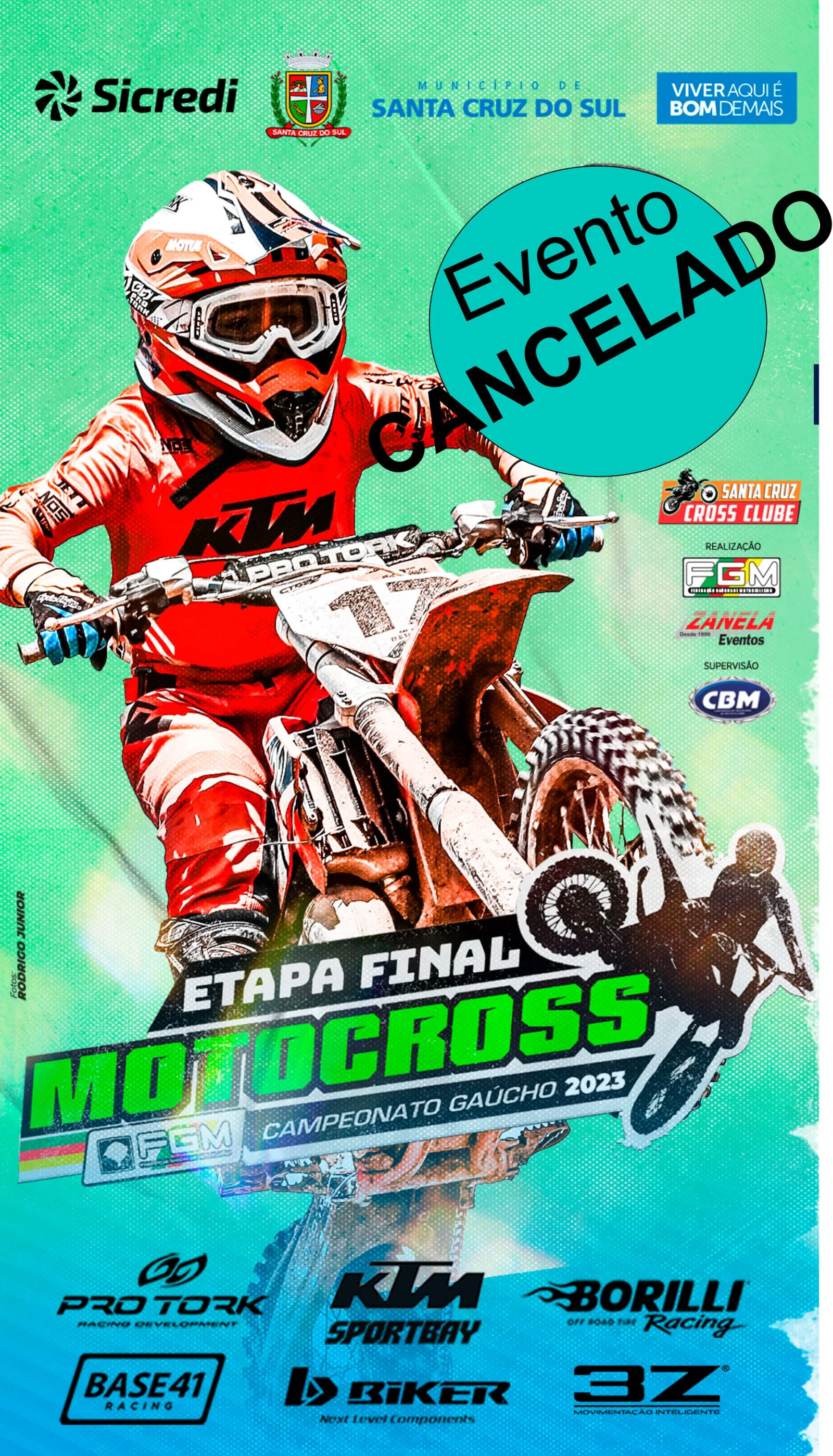 Imagem COMUNICADO DE CANCELAMENTO MOTOCROSS EM SANTA CRUZ/RS