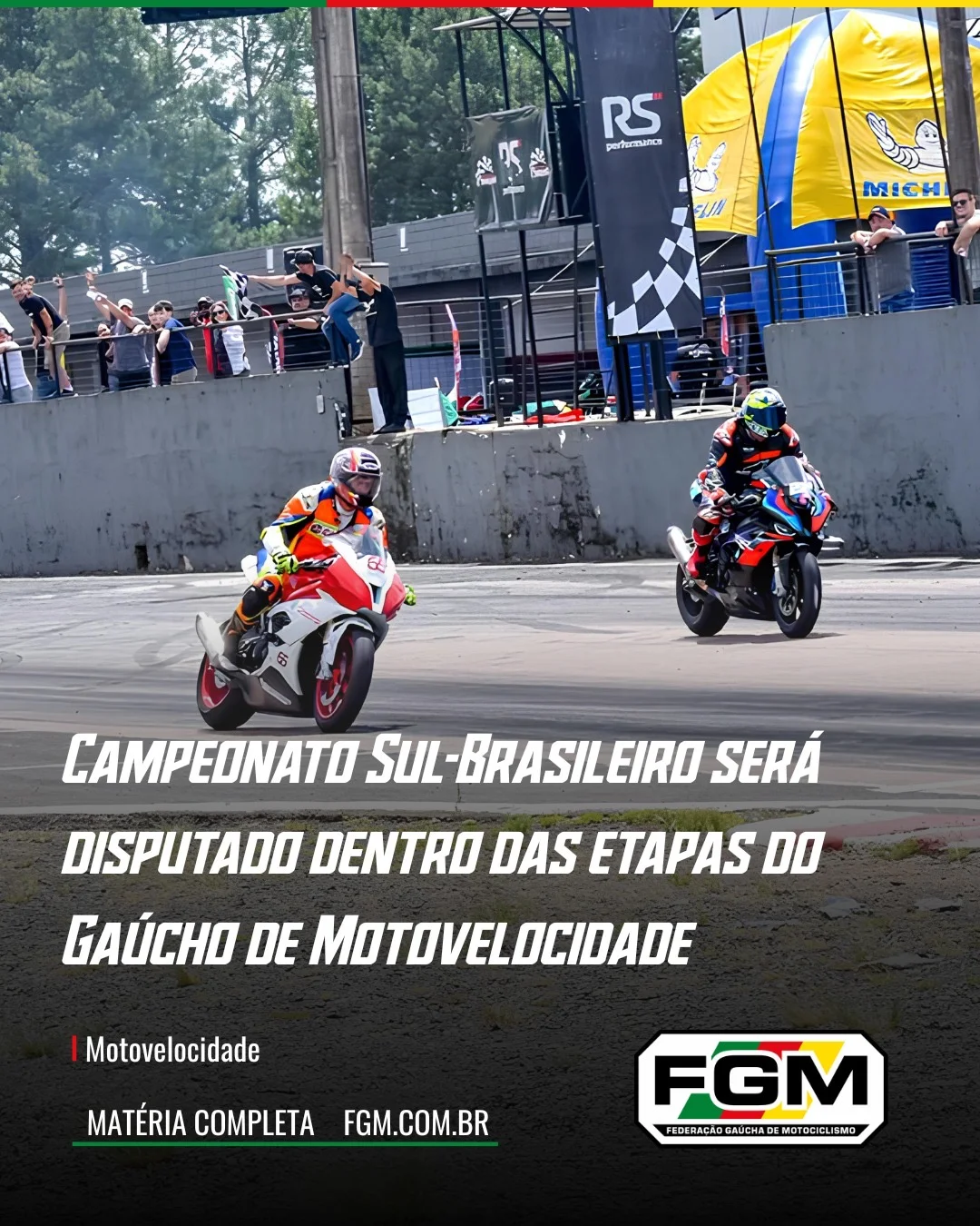 Imagem Campeonato Sul-Brasileiro será disputado dentro das etapas do Gaúcho de Motovelocidade e reforça projeto de formação de pilotos
