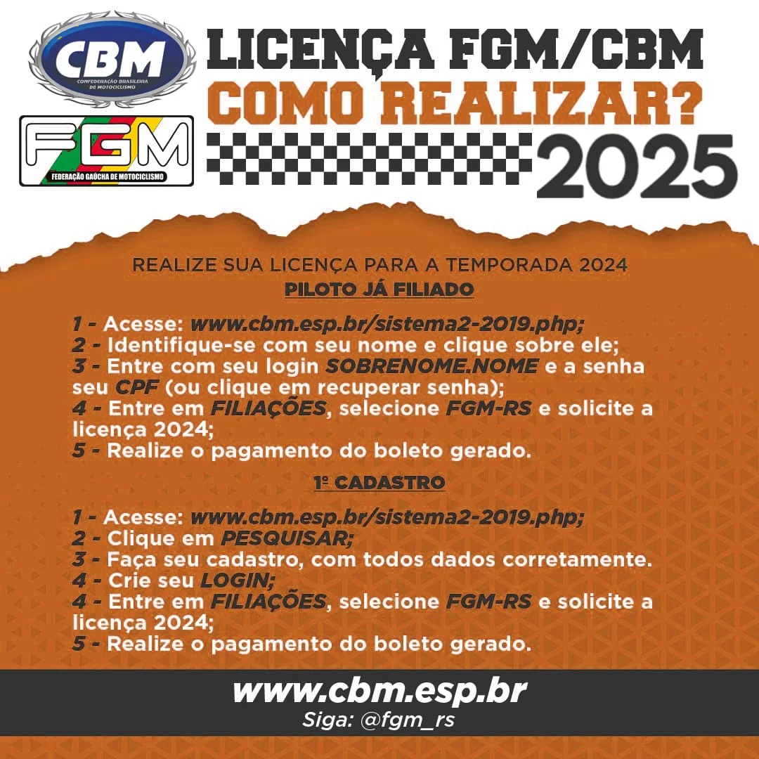 Imagem FGM abre processo de renovação de licenciamento de pilotos para 2025