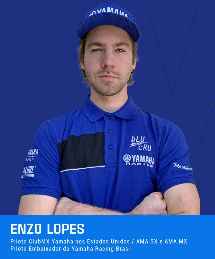 Imagem Gaúcho Enzo Lopes é o novo piloto oficial da Yamaha
