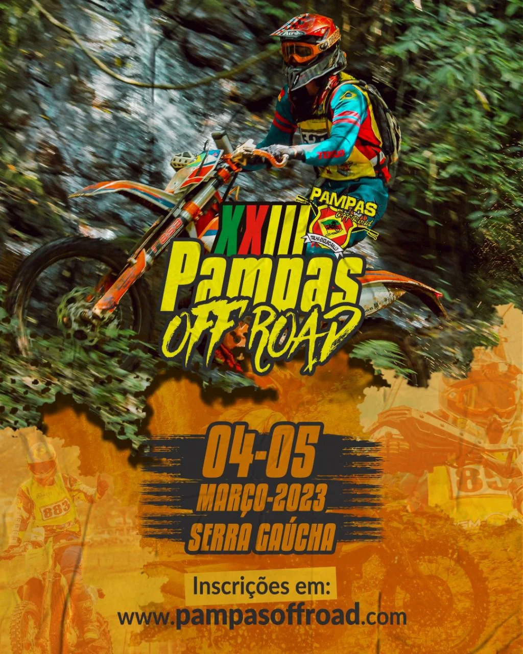 Imagem 2ª Etapa dos Campeonatos Brasileiro e Gaúcho de Enduro Regularidade 2023 será na Serra Gaúcha!