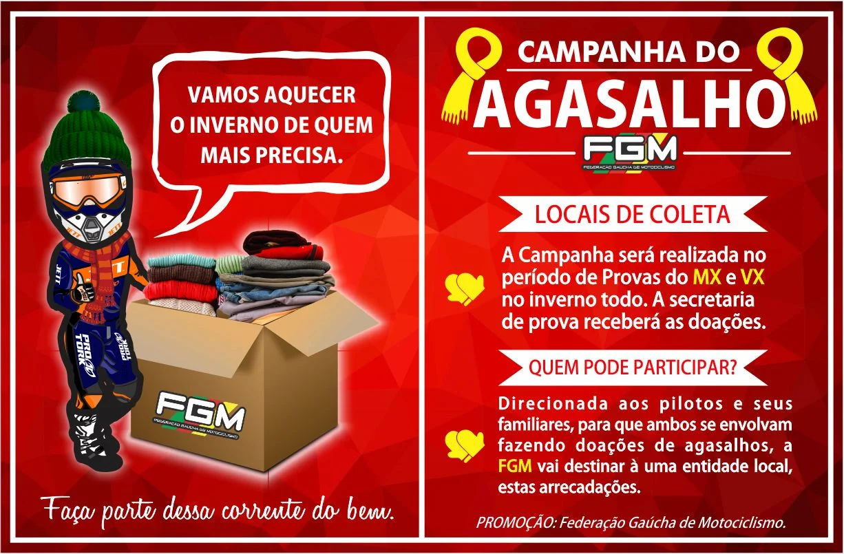 Imagem FGM lança Campanha do Agasalho