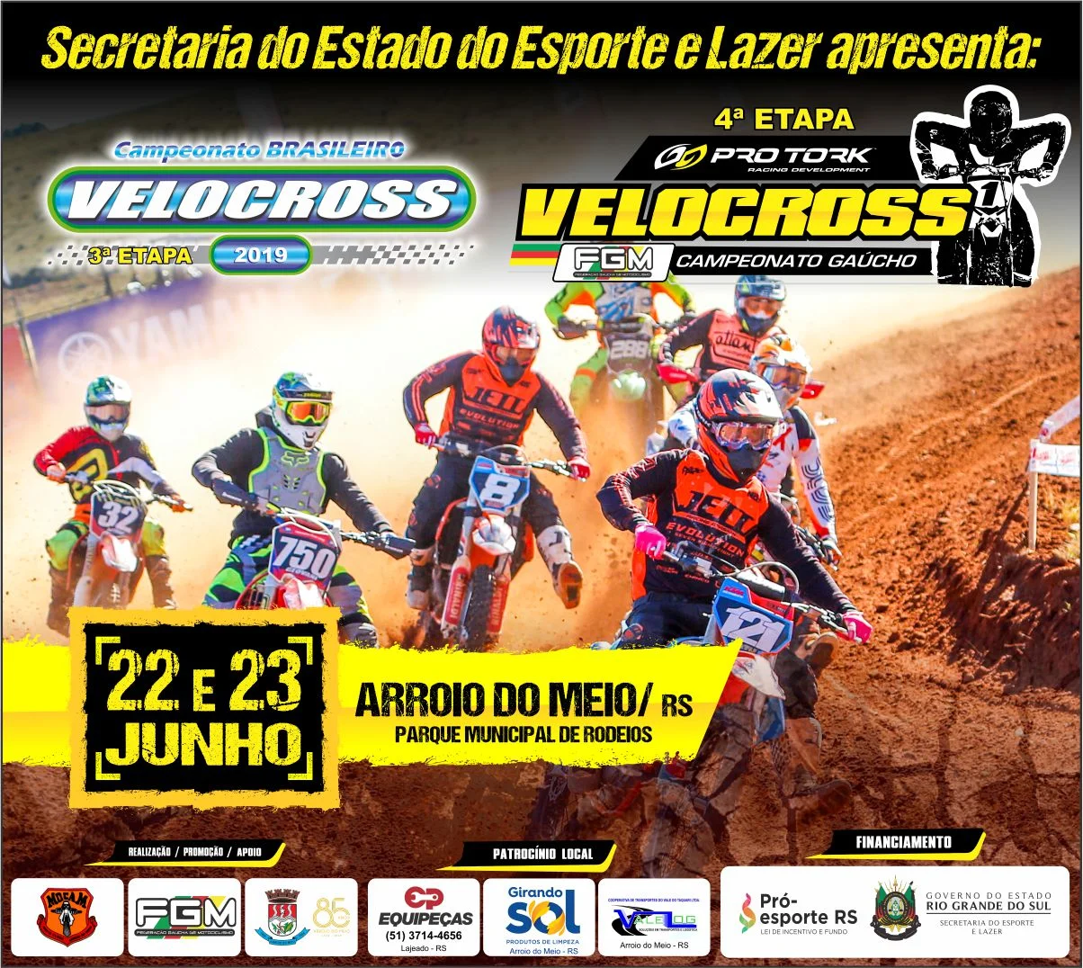 Imagem Brasileiro e Pro Tork Gaúcho de Velocross em Arroio do Meio