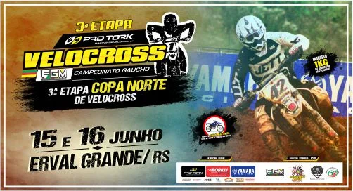 Imagem Pro Tork Gaúcho de Velocross desembarca na cidade de Erval Grande