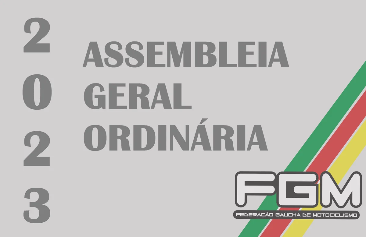 Imagem FGM CONVOCA PARA ASSEMBLEIA GERAL ORDINÁRIA 2023