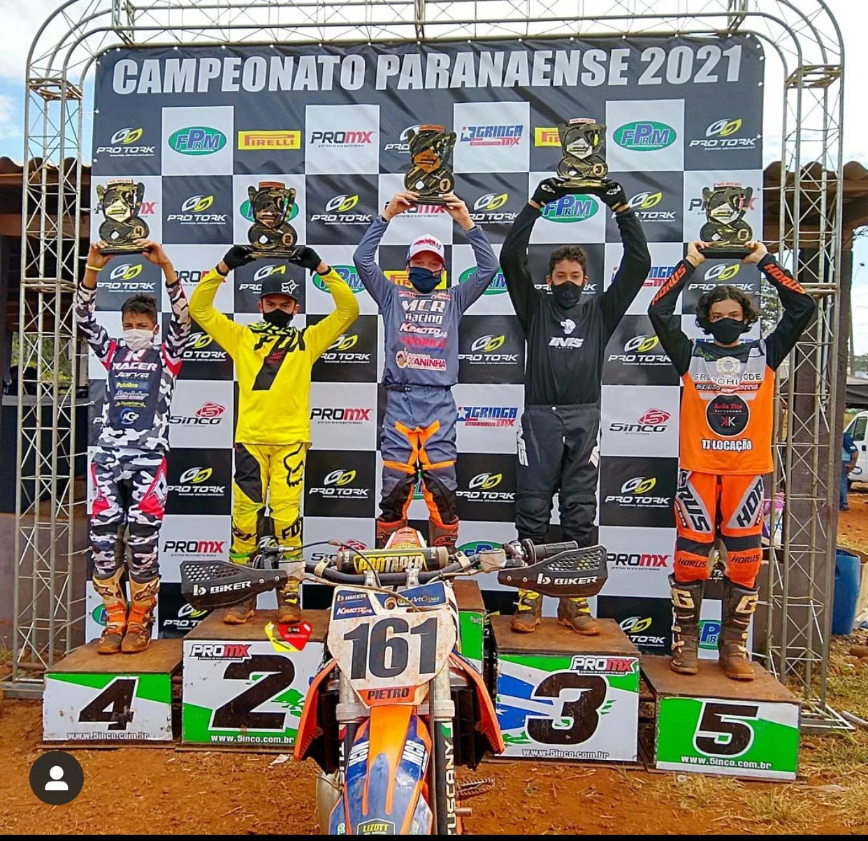 Imagem GAÚCHOS NA ABERTURA DO PRO TORK PARANAENSE DE MOTOCROSS 2021