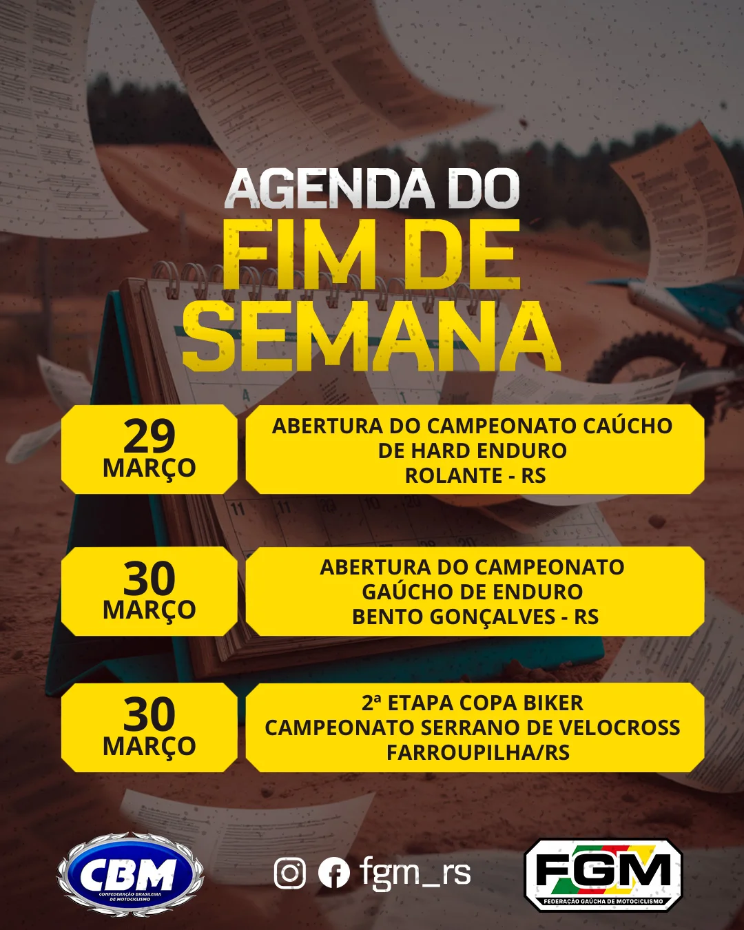 Imagem Fim de semana de adrenalina para os apaixonados por off-road! Confira a agenda!