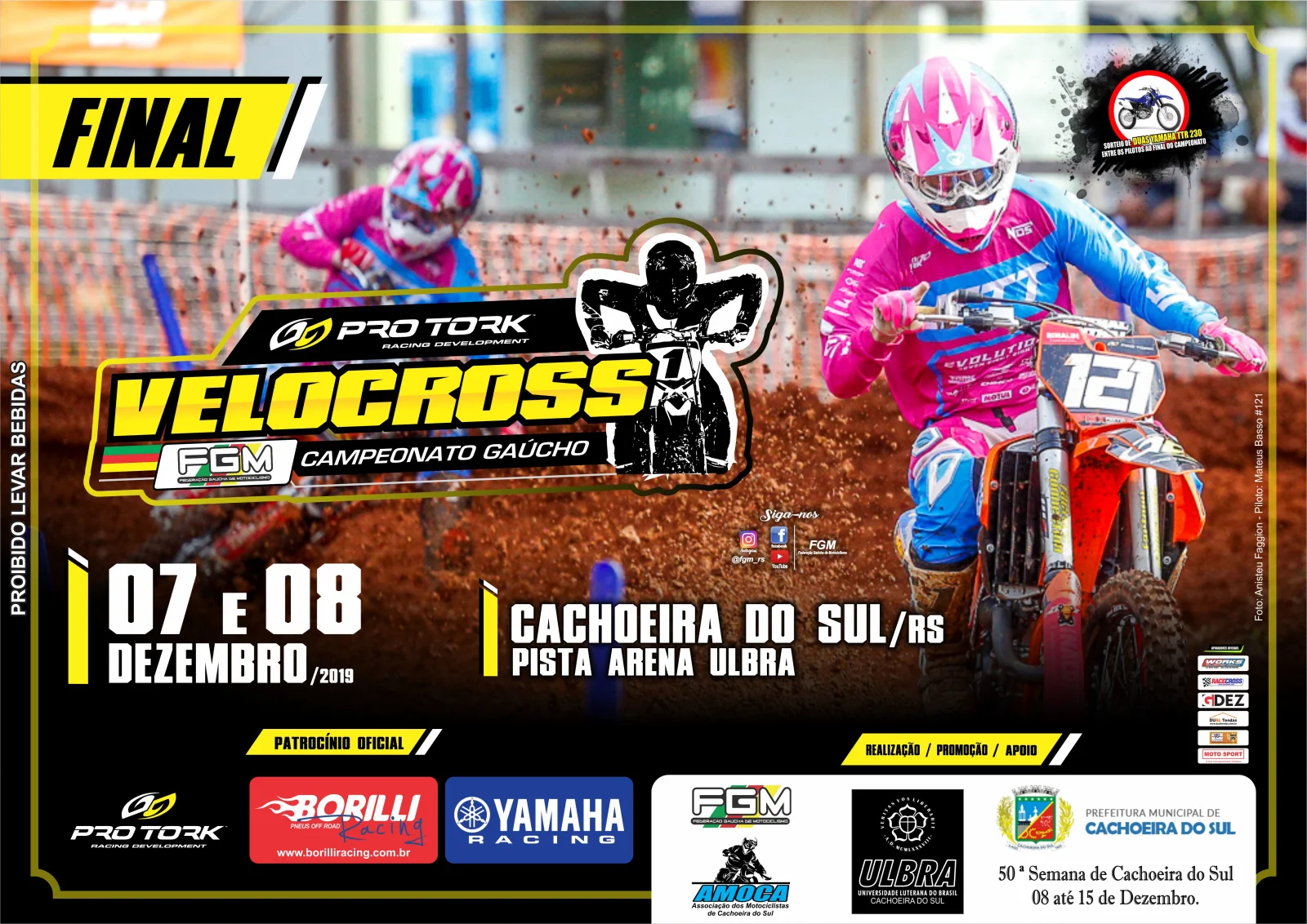 Imagem FINAL DO PRO TORK GAÚCHO DE VELOCROSS EM CACHOEIRA DO SUL