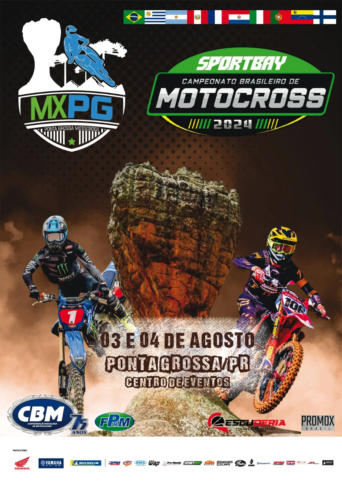 Imagem Pilotos Gaúchos estão na disputa pelo título de Campeão no Campeonato Brasileiro de Motocross 2024