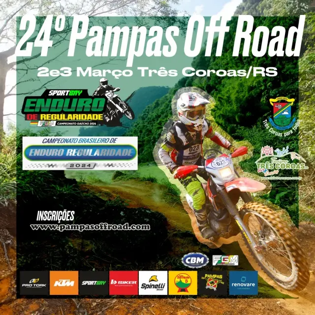 Imagem Pampas Off Road recebe o Campeonato Brasileiro de Enduro Regularidade