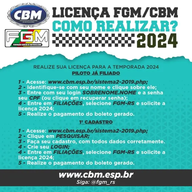Imagem COMUNICADO FGM SOBRE MV EM RIVERA/UY