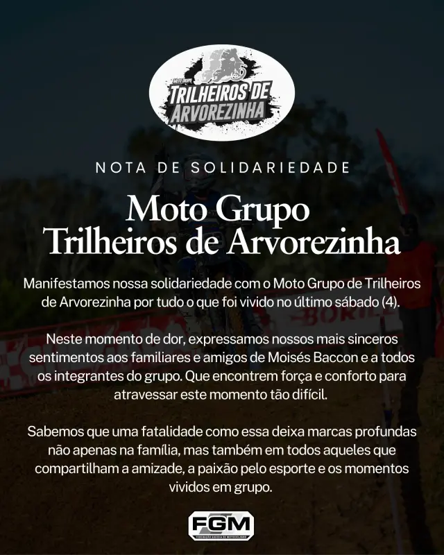 Imagem Nota de Solidariedade