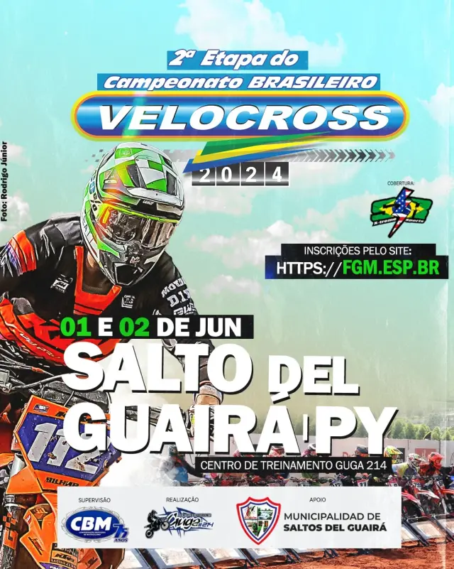 Imagem Confirmada a etapa do Brasileiro de Velocross no CT Guga 214