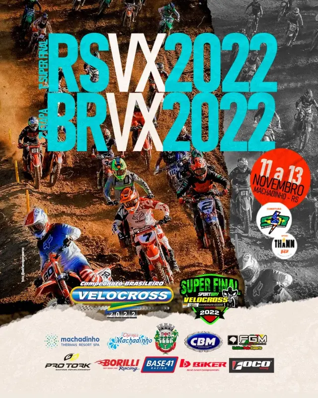Imagem BRVX e GAÚCHO VX - MACHADINHO/RS, pronto para receber os melhores pilotos de Velocross do Brasil