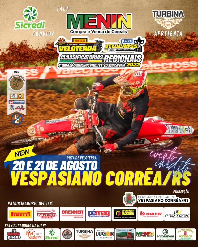 Imagem VESPASIANO CORRÊA RECEBE ETAPA INÉDITA: 2ª Classificatória e Etapa do Pirelli Velocross