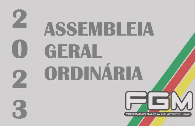 Imagem FGM CONVOCA PARA ASSEMBLEIA GERAL ORDINÁRIA 2023