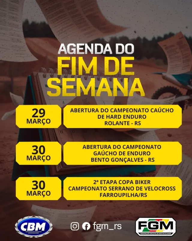 Imagem Fim de semana de adrenalina para os apaixonados por off-road! Confira a agenda!