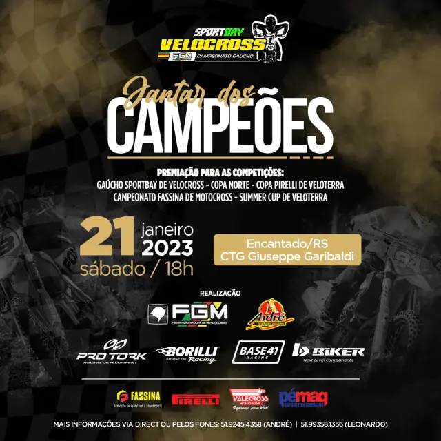 Imagem FESTA DOS CAMPEÕES 2022 - FGM e ANDRE PRODUÇÕES