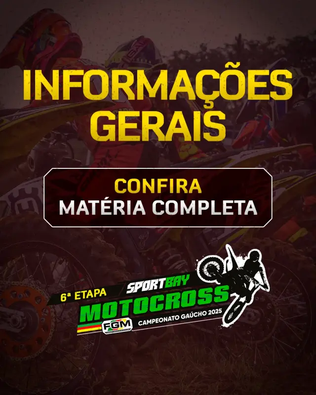 Imagem Tudo o que você precisa saber sobre o Festival Binacional de Motocross e a 6ª etapa do Gaúcho em Rivera-UY